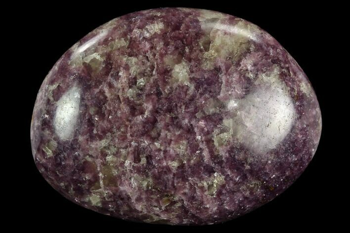 Sparkly, Purple Lepidolite Palm Stone - Madagascar #119293